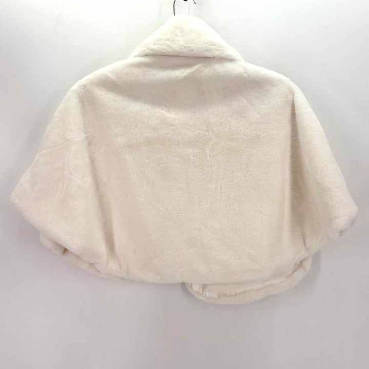 Size M Ivory Faux Fur Jacket