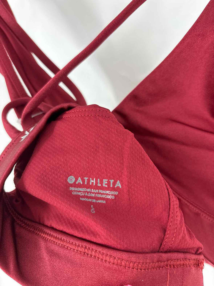Size L Athleta Wine Bra