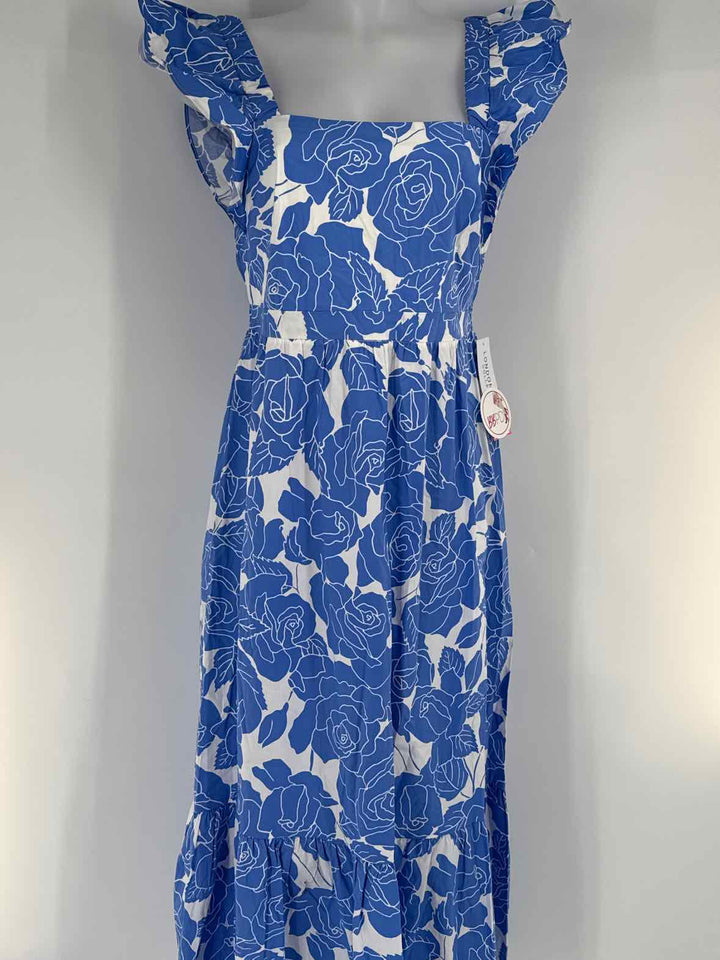 Size 8 Blue Print Dress