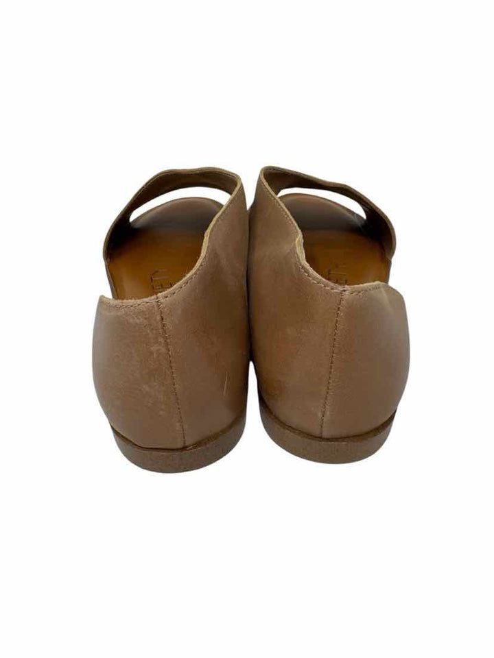 Shoe Size 8 SOLE SOCIETY Tan Leather Flats