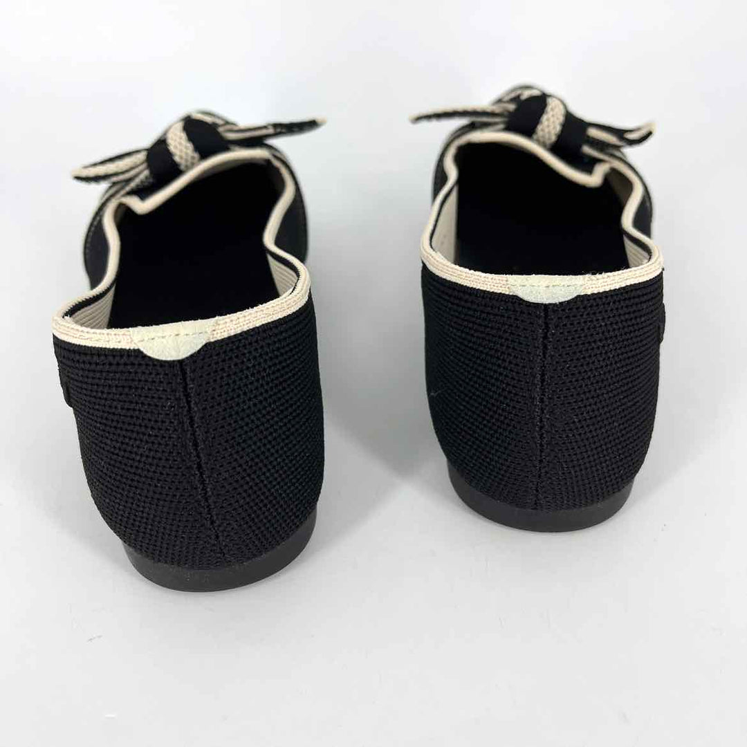 Shoe Size 36.5 VIVAIA Black Knit Flats