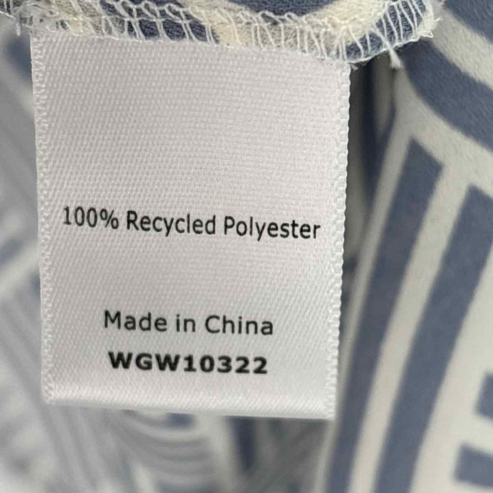 Size L Blue Print Shirt