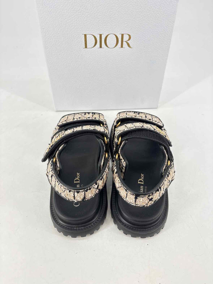 Shoe Size 38 CHRISTIAN DIOR Black Luxury - Sandals
