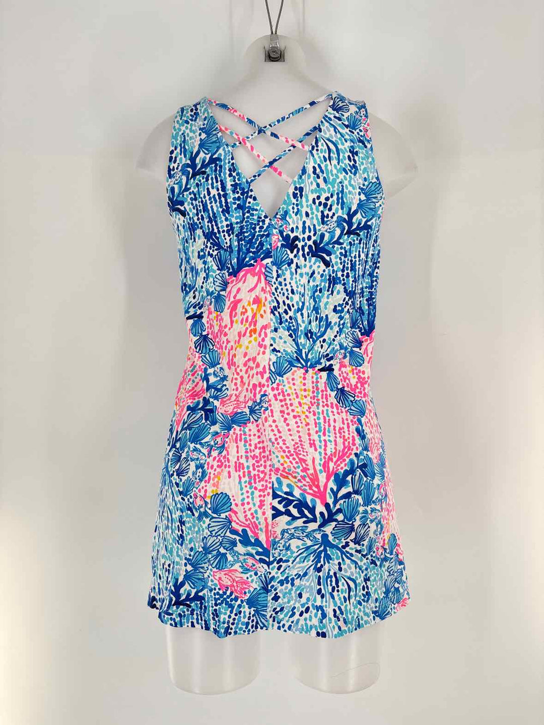 Size S Lilly Pulitzer Blue Cotton Dress