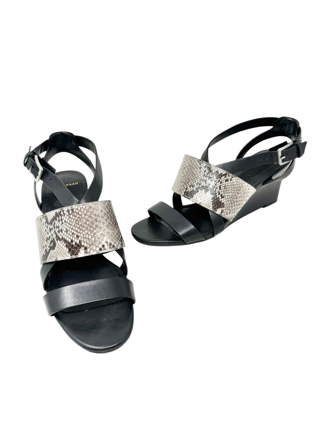 Shoe Size 7 Cole Haan Black Leather Sandals