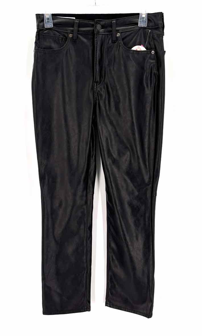 Size 4 GAP Black Faux Leather Pants
