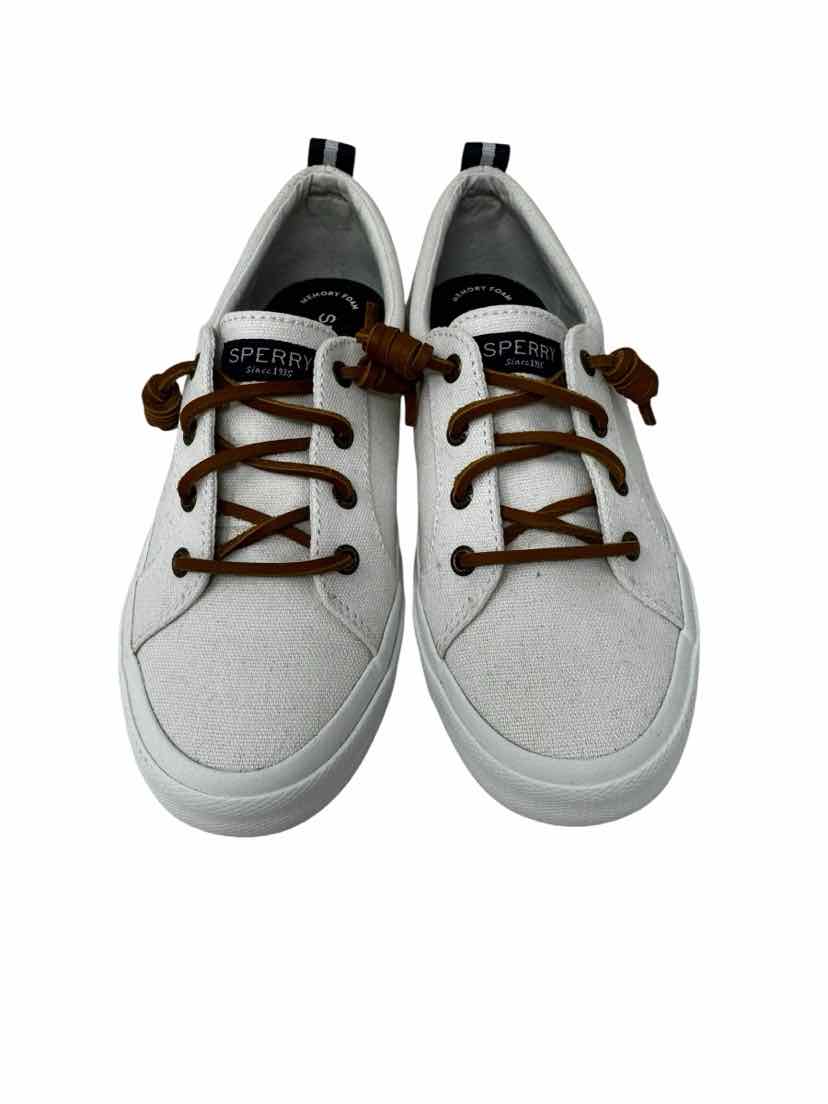 Shoe Size 6.5 Sperry Cream Sneakers