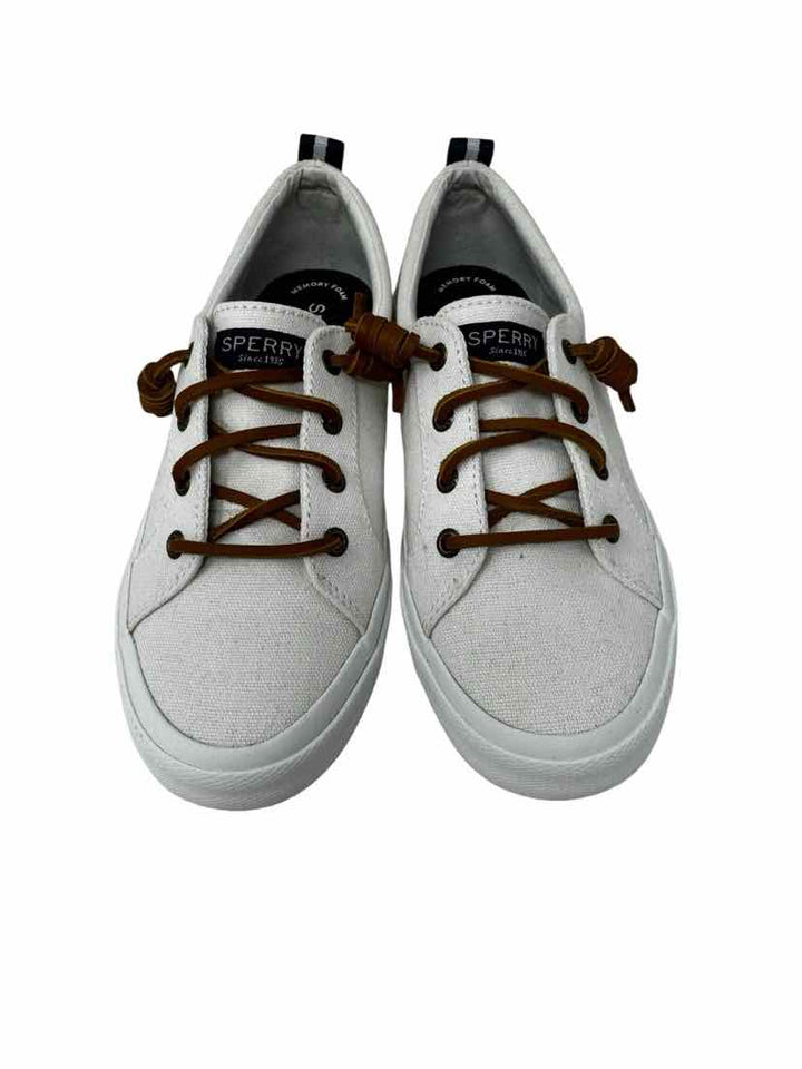 Shoe Size 6.5 Sperry Cream Sneakers
