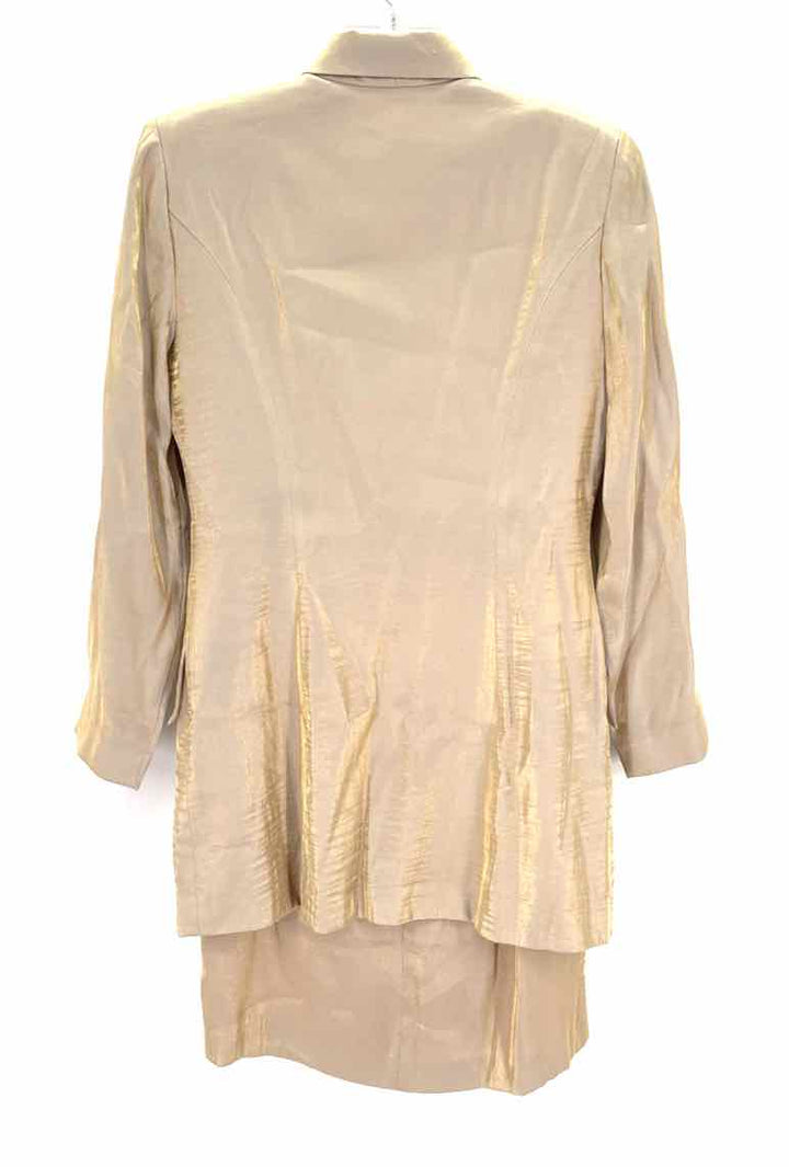 Size 10 CACHE Gold 2 PC Dress