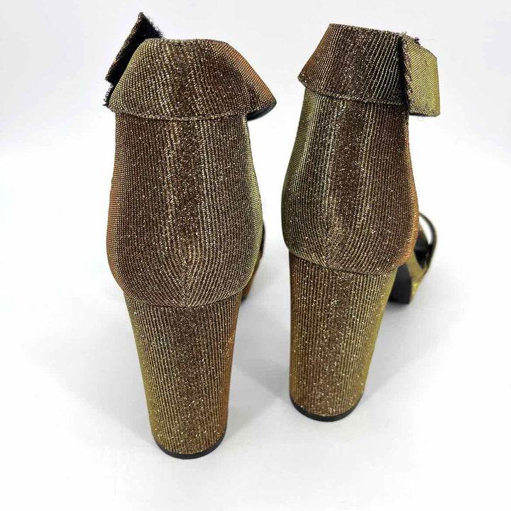 Shoe Size 11 Gold Heels