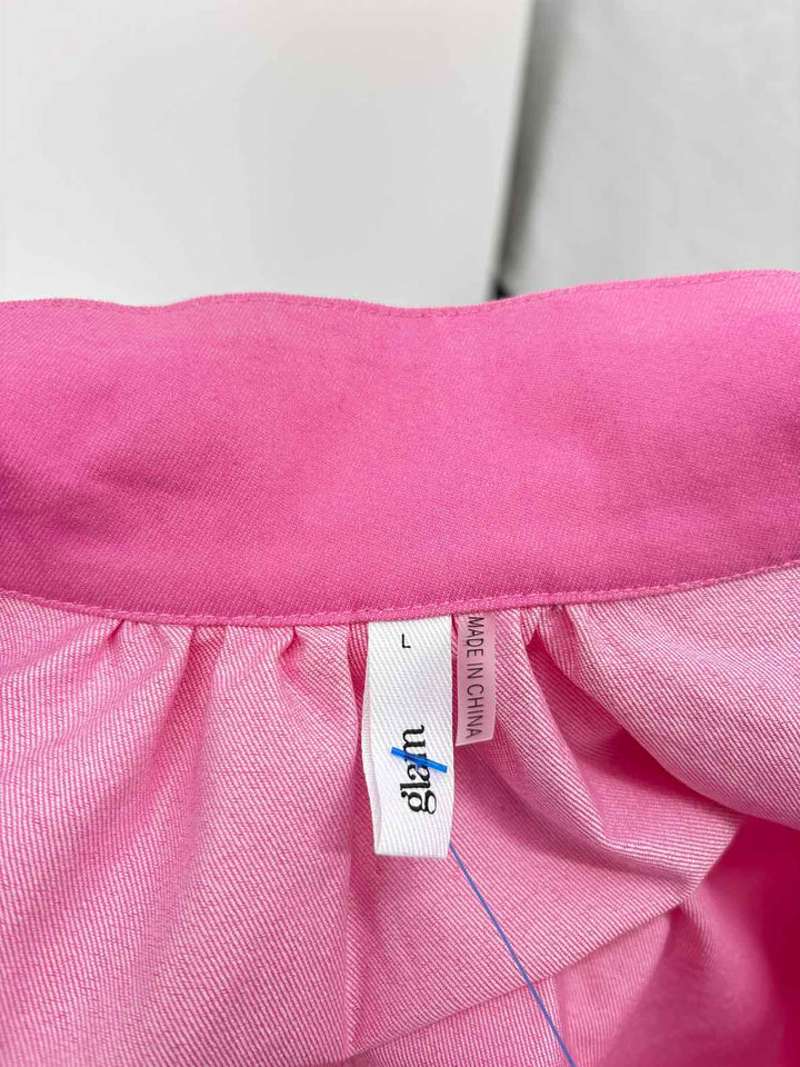 Size L GLAM Pink Shirt