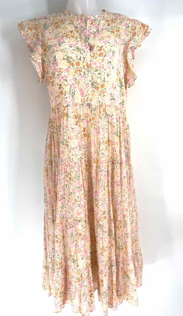 Size L KARLIE Tan Dress