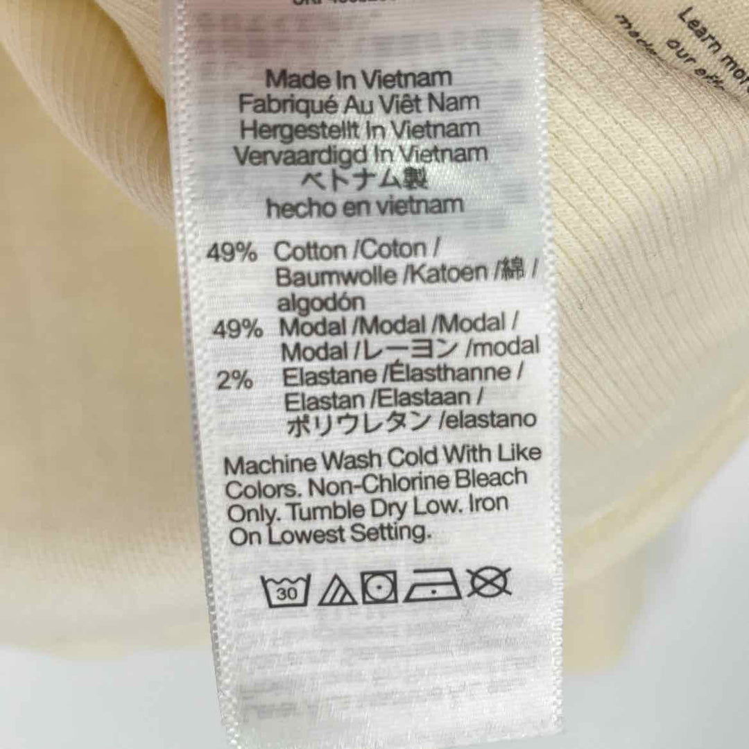 Size L MADEWELL Cream Shirt