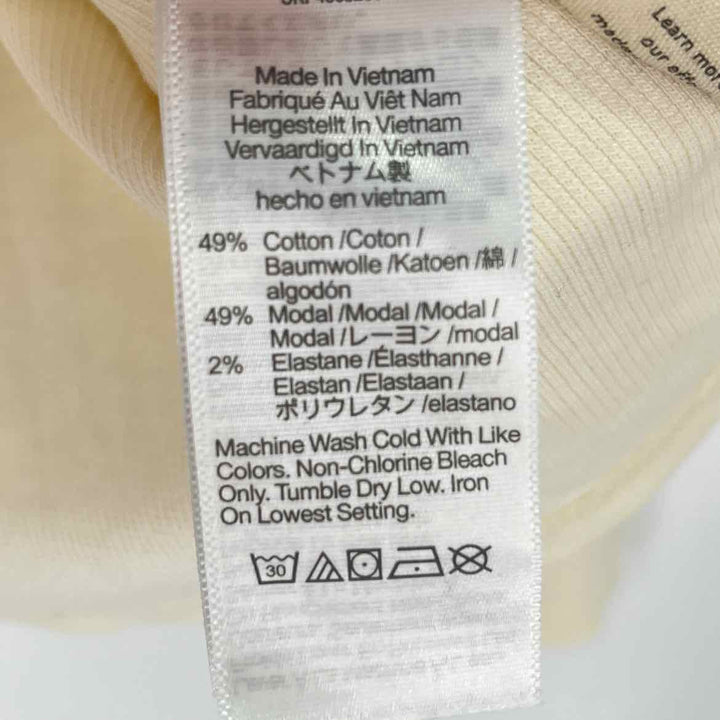 Size L MADEWELL Cream Shirt