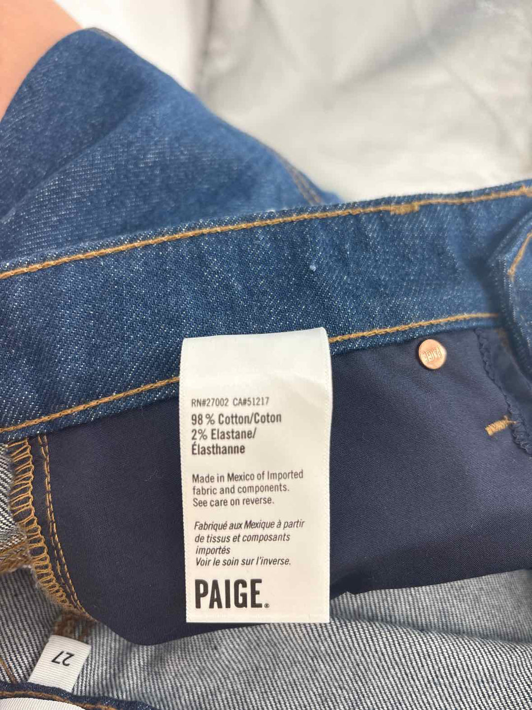 Size 27 PAIGE Denim Pants