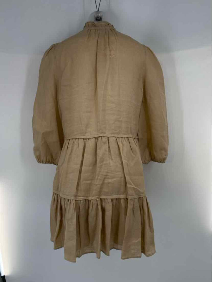 Size 10 VERONICA BEARD Tan Dress