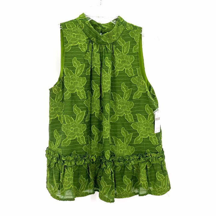 Size 6 MAEVE Green Shirt