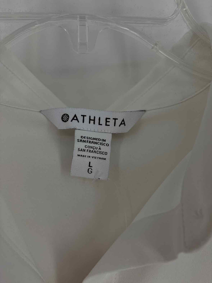 Size L Athleta White Shirt