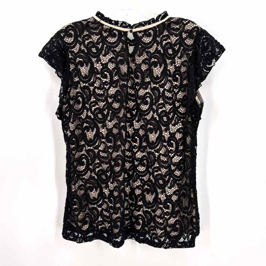 Size XL Black Lace Shirt