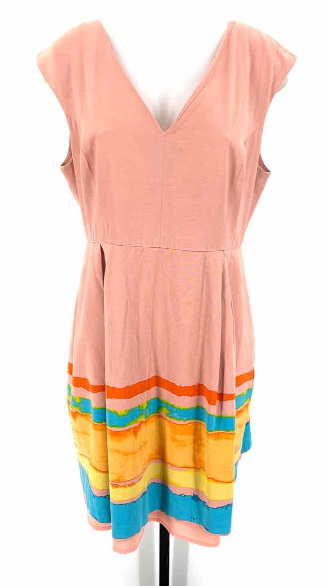 Size 14 Anthropologie Salmon Dress