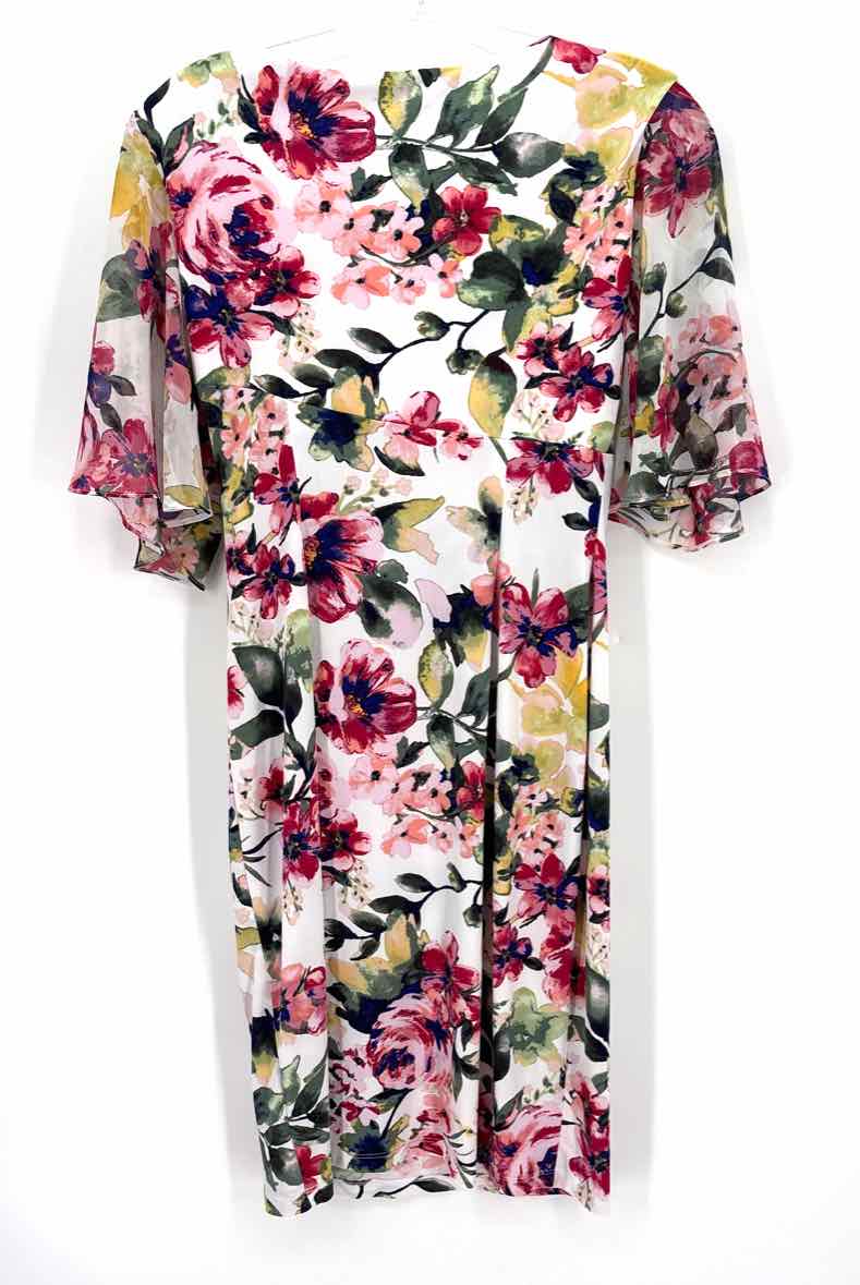 Size 4P CONNECTED APPAREL White Dress