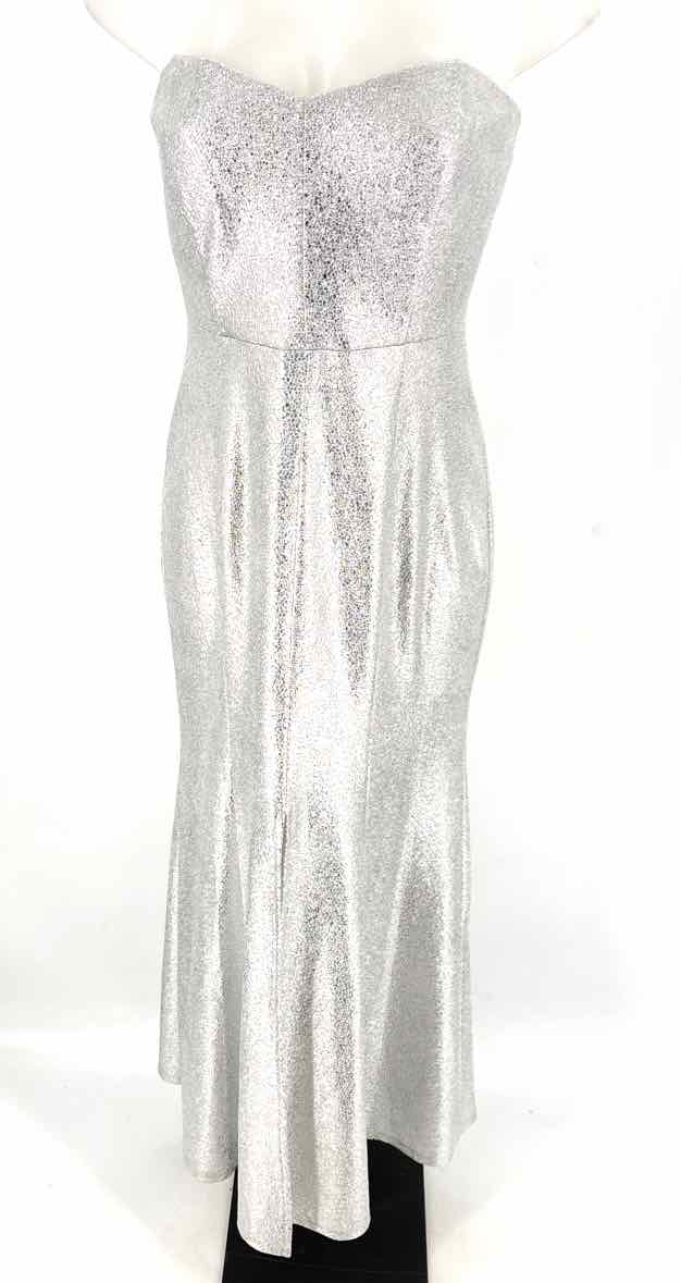 Size L Silver Knit Dress