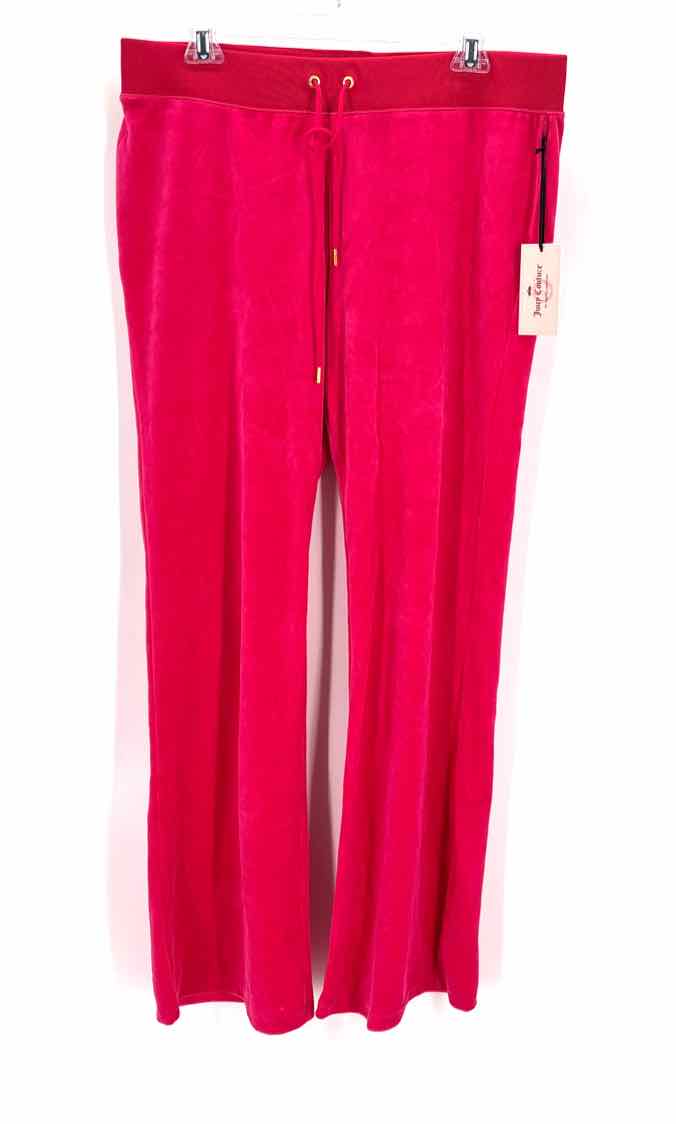 Size L JUICY COUTURE Hot Pink Velour Pants