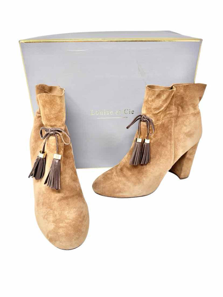 Shoe Size 10 LOUISE ET CIE Tan Suede Boots