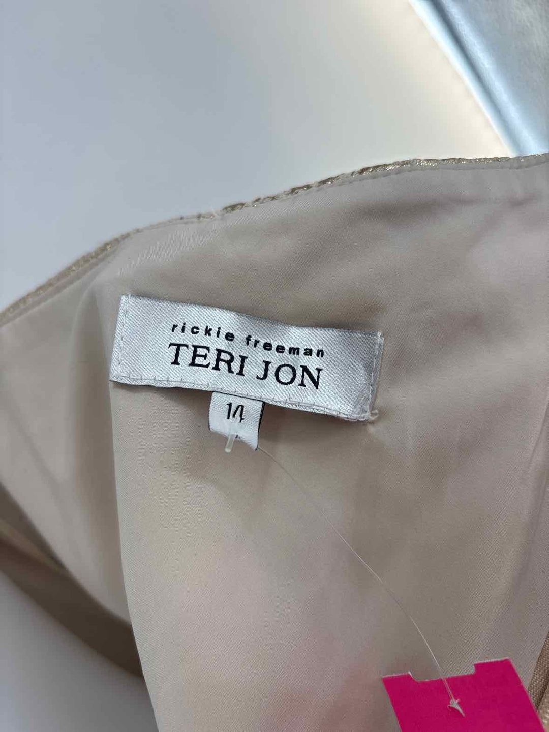 Size 14 TERI JON Gold PROM