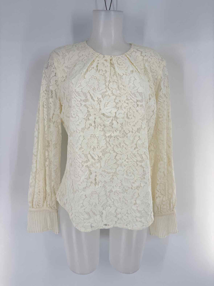 Size 8 RALPH LAUREN Cream Shirt