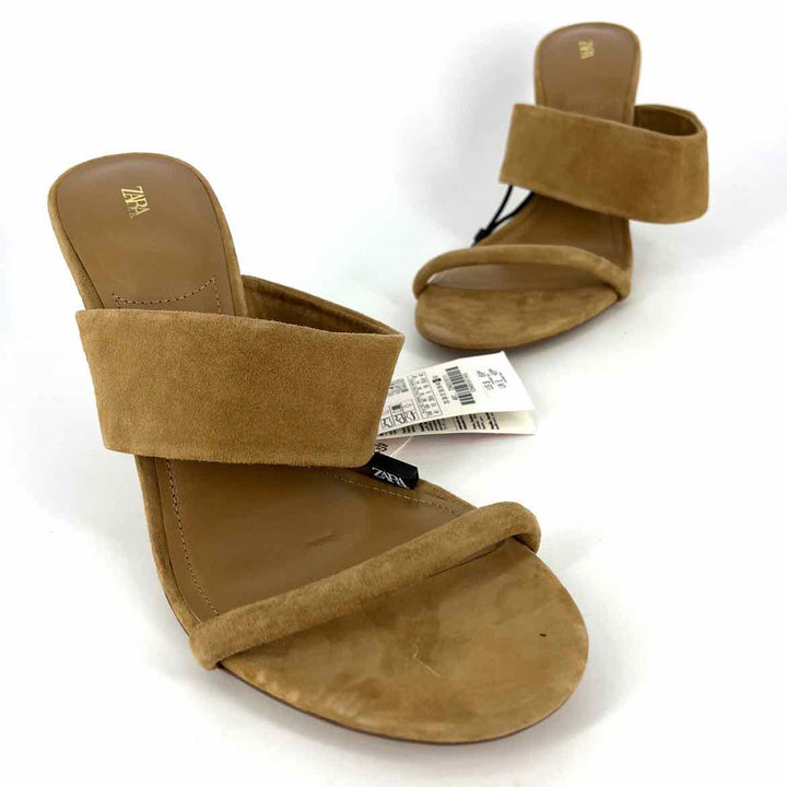 Shoe Size 10 ZARA Tan Heels