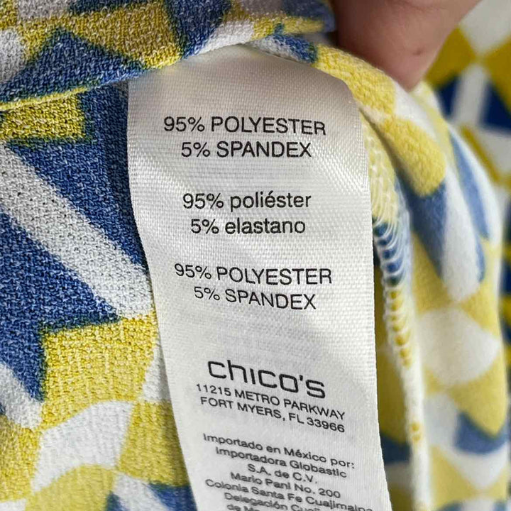 Size S Chico's Yellow Shirt