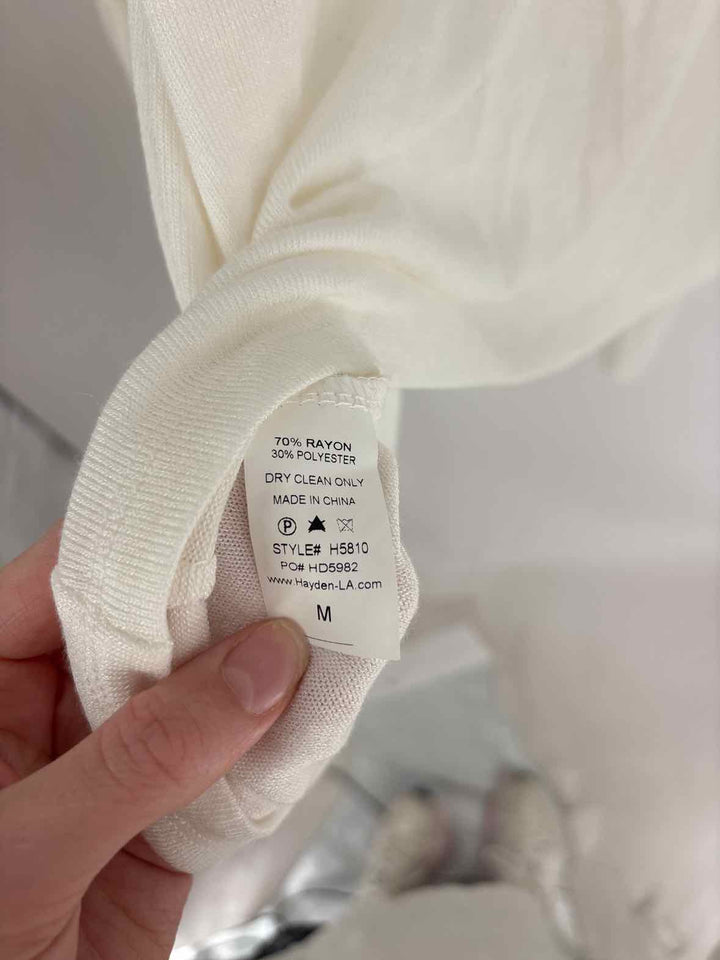 Size M HAYDEN Cream Sweater