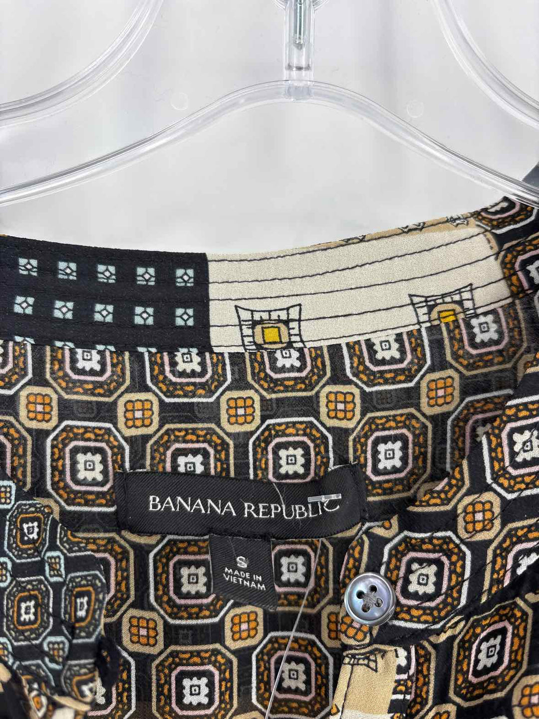 Size S Banana Republic Brown Print Dress