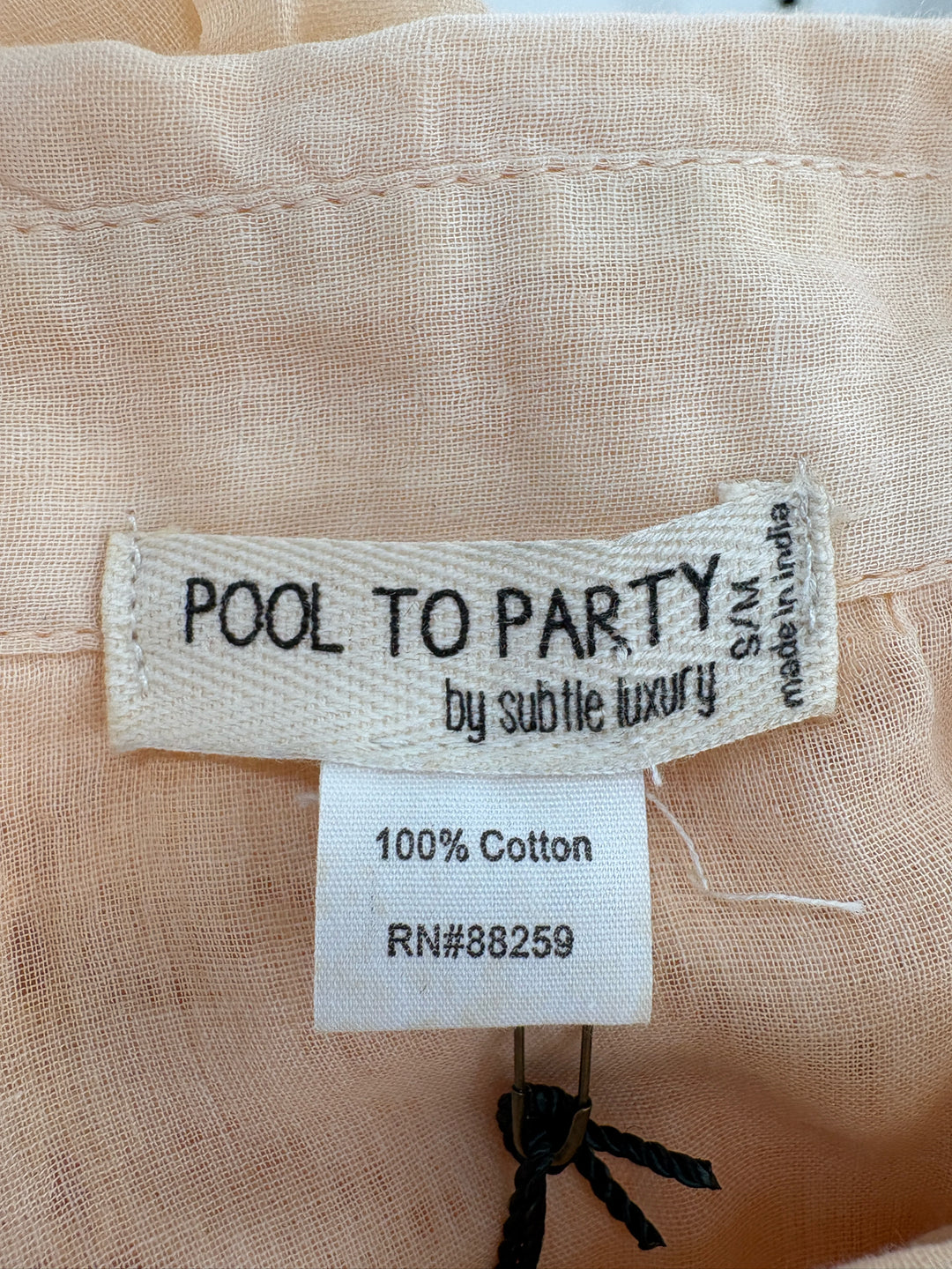 Size S/M Orange Shirt