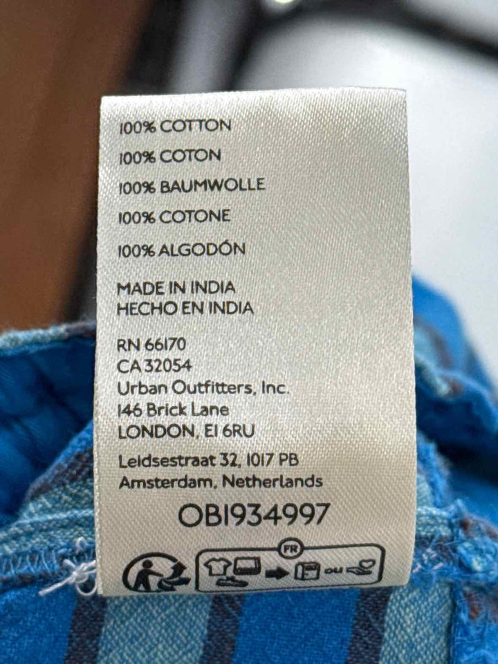 Size L FREE PEOPLE Blue Pants