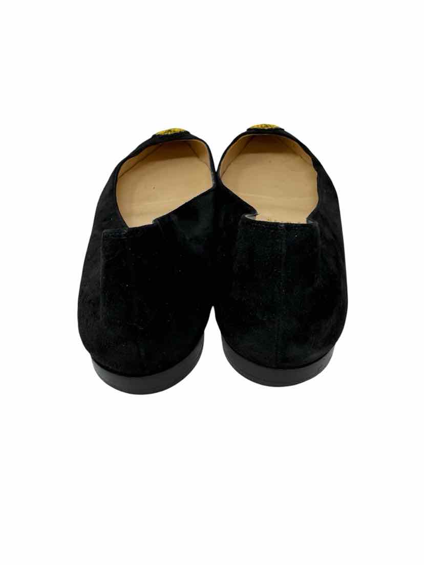 Shoe Size 39 CHRISTIAN LOUBOUTIN Black Suede Luxury - Flats
