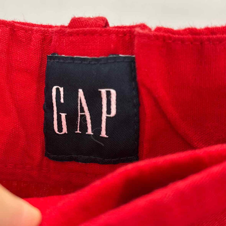 Size 14 GAP Red Linen Pants