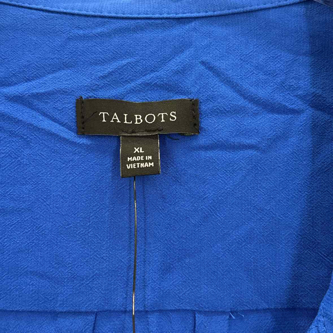 Size XL Talbots Blue Shirt