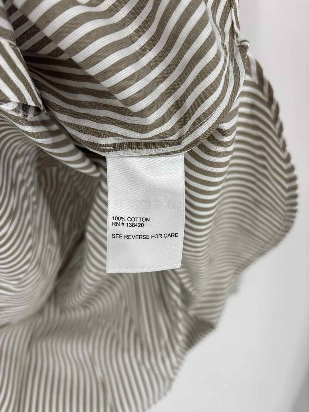 Size 2 ETCETERA Brown Print Shirt