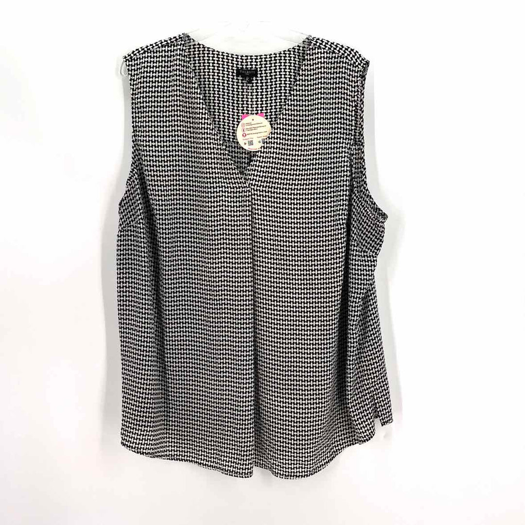 Size 3X Talbots Black Print Shirt