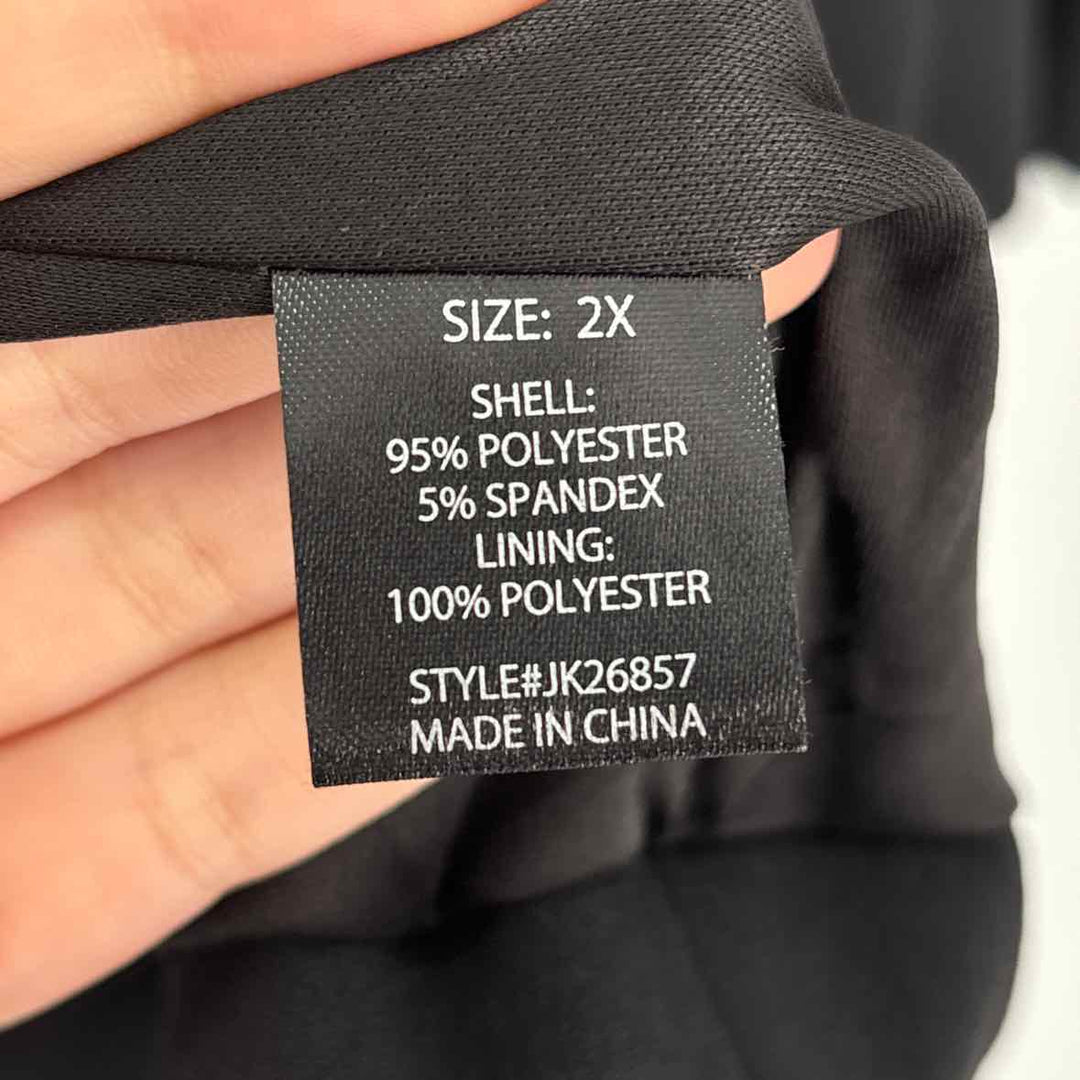 Size 2X FASHION NOVA Black Jacket