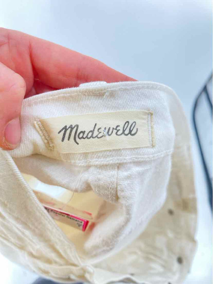 Size 31 MADEWELL Cream Shorts