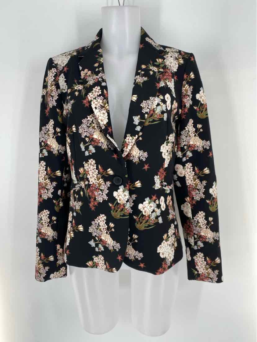 Size M CYNTHIA ROWLEY Black Blazer