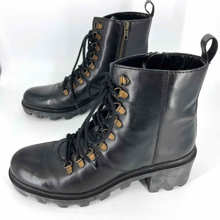 Shoe Size 10 Steve Madden Black Leather Boots