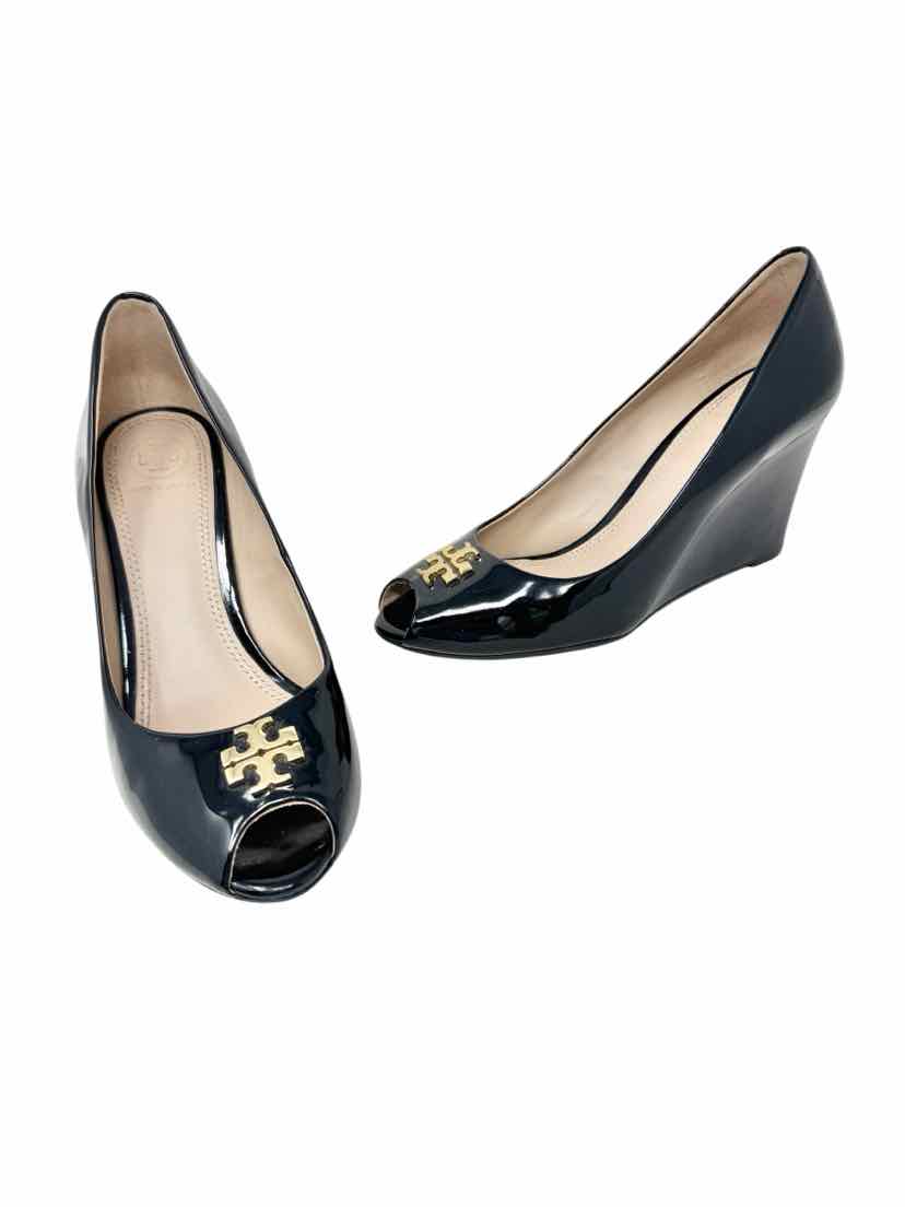 Shoe Size 8 Tory Burch Black PATENT Pumps