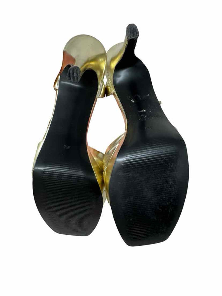 Shoe Size 9 GUESS Gold Sandals