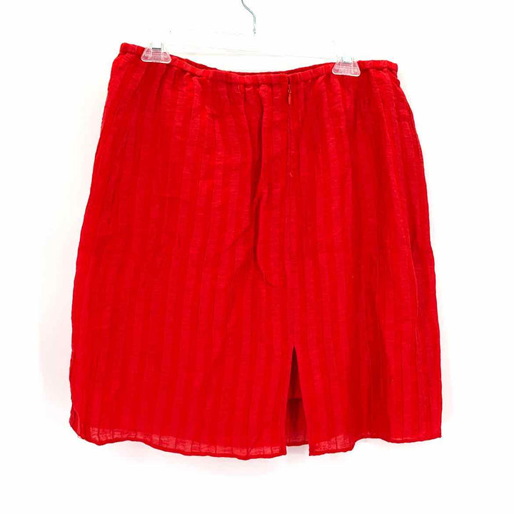 Size 8 J Crew Red Skirt