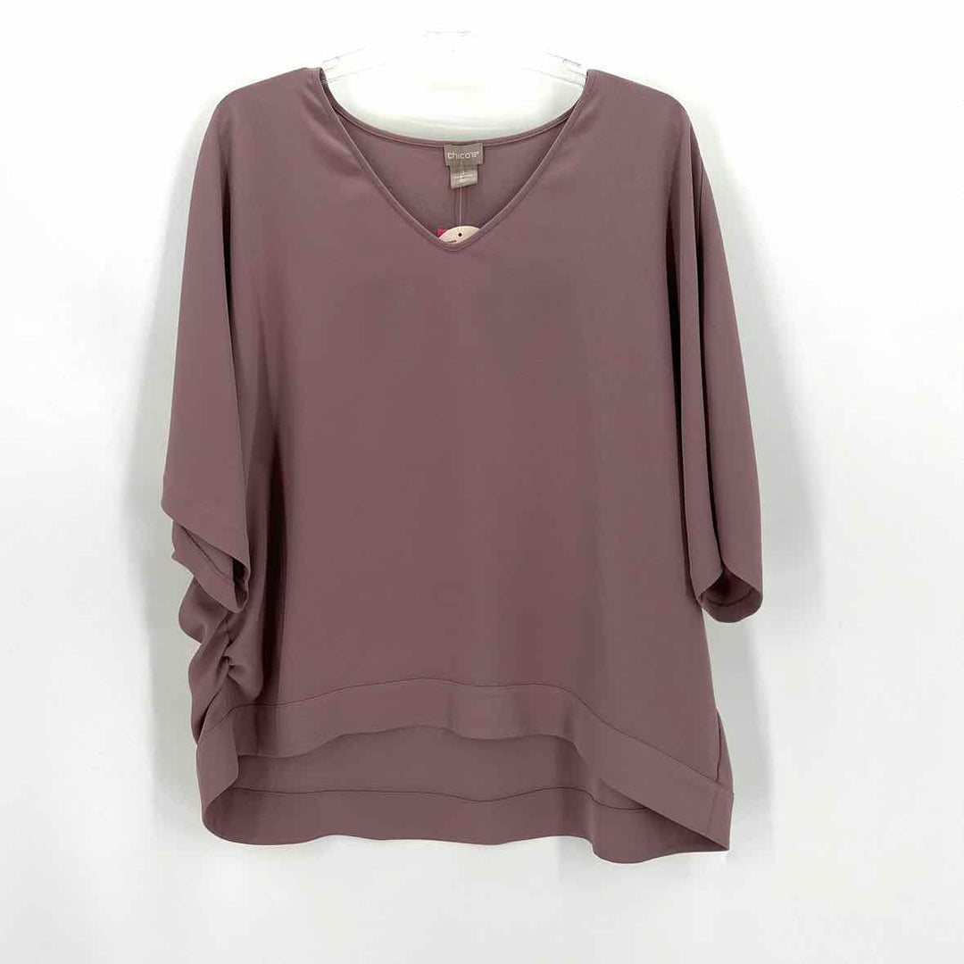 Size XL Chico's Mauve Shirt