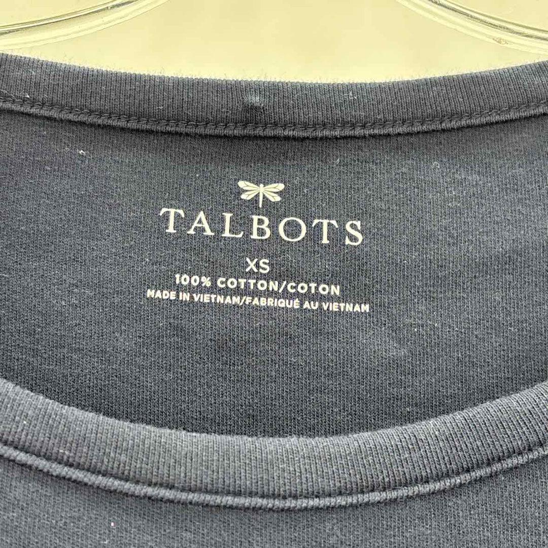 Size XS Talbots Navy Cotton Dress